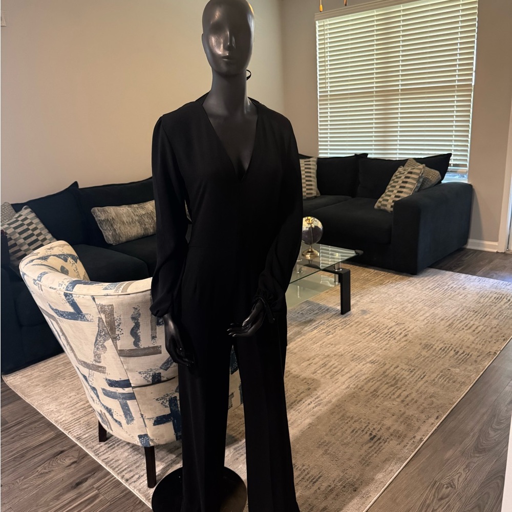 Zara Chic Black Jumpsuit